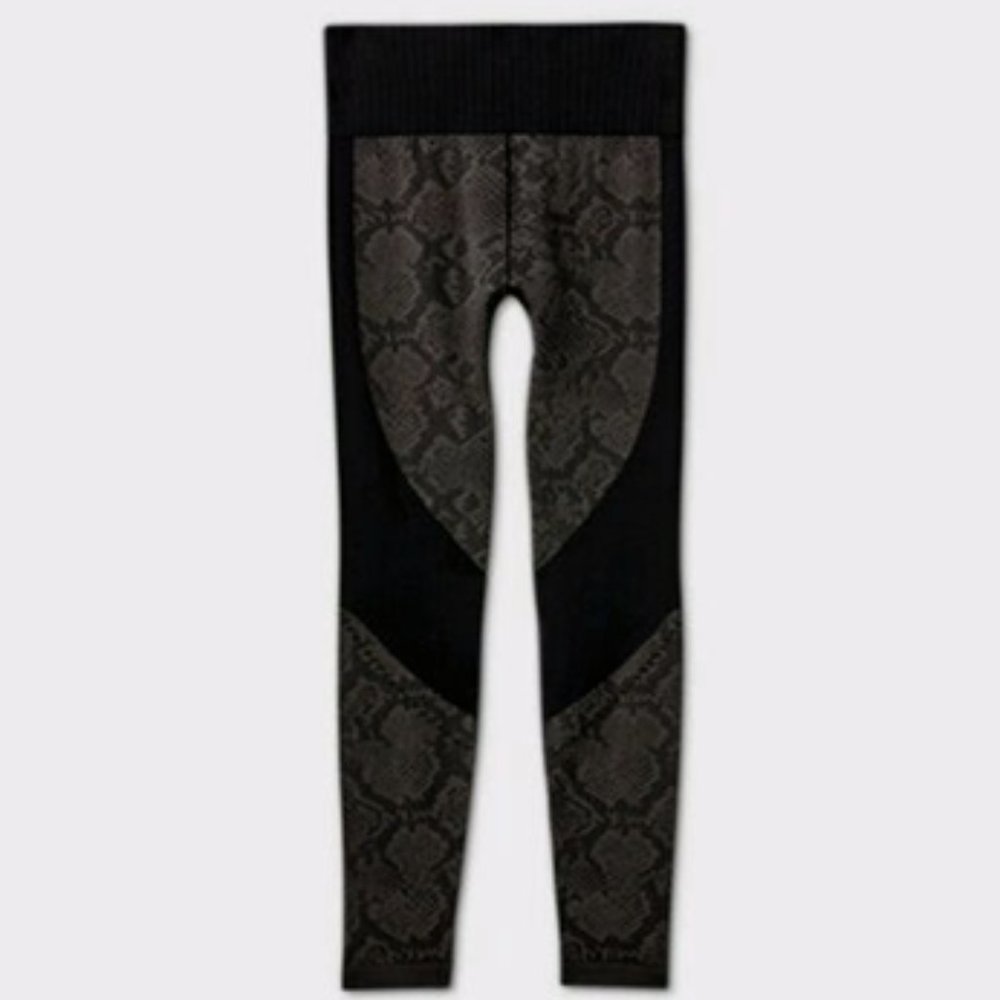 Women's High Rise Legging Snake skin Small NWT - Picture 3 of 4